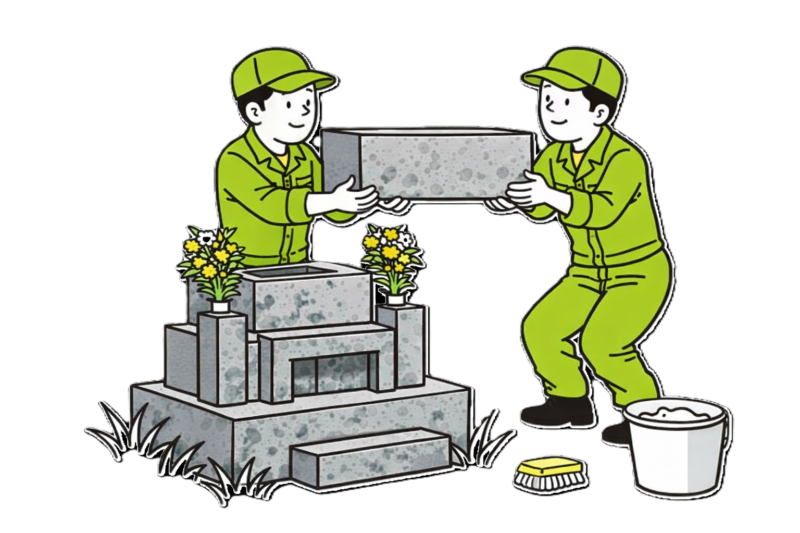 お墓の悩み　墓終い