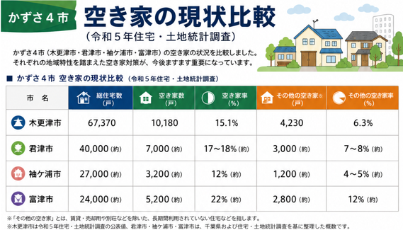 木更津市の空き家問題を知る。現状から考える「これからの住まい」と対策